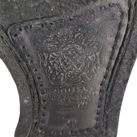 Alberto Fasciani Italy Burnished Burgundy Combat Boots Mens 9 Casual Dress Boots - Picture 13 of 14